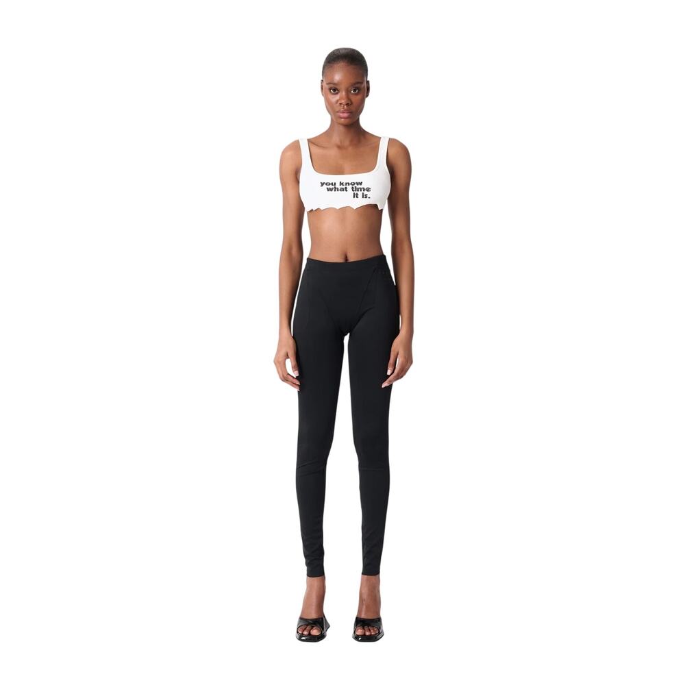 Poster Girl Stacy Padded Leggings Low Rise Futuristic Party Streetwear Y2K XS